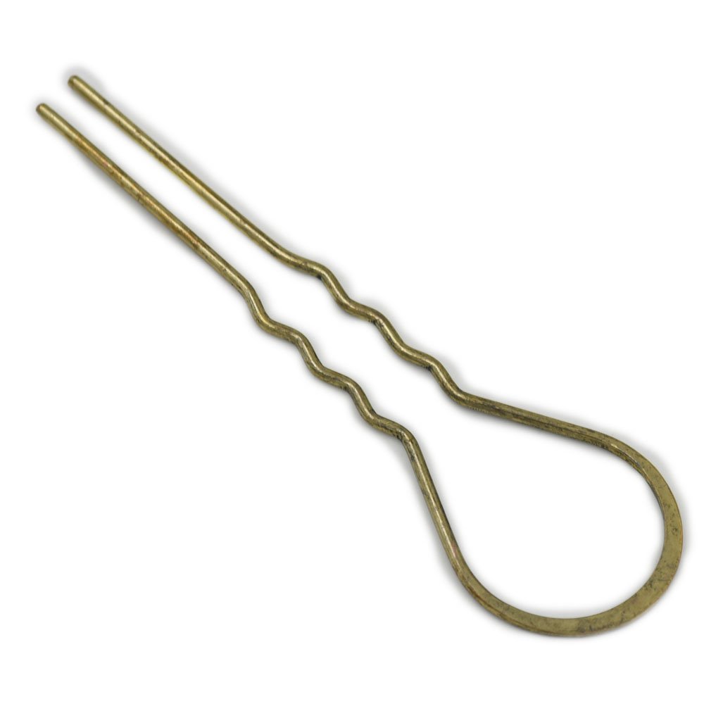10 Pcs 105mm 4 1/8" U-Fat Plug Hair Fork Hair Clips Stick Pin Hair Bow Accessories for Girls Womens Color Bronze