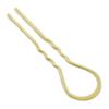 10 Pcs 105mm 4 1/8" U-Fat Plug Hair Fork Hair Clips Stick Pin Hair Bow Accessories for Girls Womens Color Gold view 1