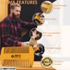 Beard Brush and Comb - Natural Boar Bristle Beard Brush & Beard Comb for Men - Facial Hair Care Gift Set for Men - Mustache Styling, Grooming & Shaping Tools view 4