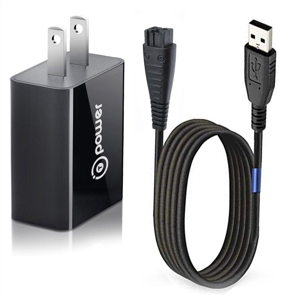 T-Power Charger for Panasonic Pro-Curve Wet Dry Shaver Electric Blade Razor RE7-40, RE7-51, RE7-59, RE7-68, ER-GC20, RE740, RE768, RE759, RE751, ERGC20 Ac Dc Adapter Power Supply