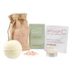 emerginC At-Home Luxury Spa Kit, Scientific Organics - 5-Piece Skincare + Self Care Set - Resurfacing Facial Kit, Revital-Eyes Mask, Essential Oil Bath Bomb, Himalayan Bath Salts + Beeswax Candle view 1