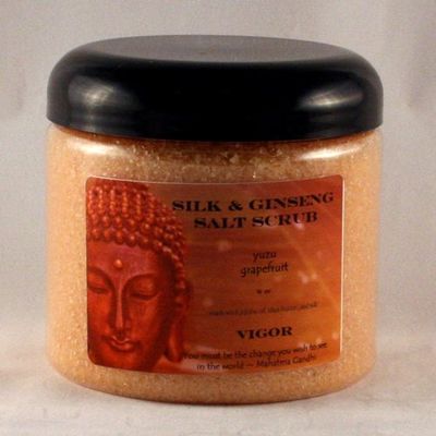 16 oz Zen Silk & Ginseng Salt Scrub Vigor