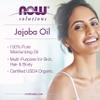 NOW Foods Solutions, Jojoba Oil, 100% Pure Moisturizing, Multi-Purpose Oil for Face, Hair and Body, 1-Ounce view 4