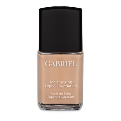 Gabriel Cosmetics Liquid Foundation, Organic Formula- 1 fl oz. (Natural Beige, 1.0)