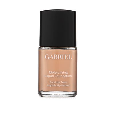 Gabriel Cosmetics Liquid Foundation, Organic Formula- 1 fl oz. (True Beige, 1.0)