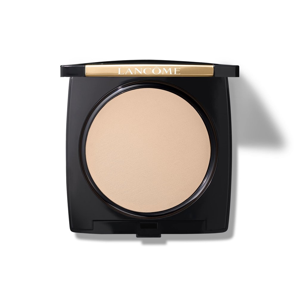 Lancme Dual Finish Powder Foundation - Natural Finish, Sheer-to-Full Coverage, Longwear Powder Foundation, Controls Shine - 220 Buff II Cool
