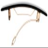 France Luxe Luxury Rectangle Barrette, Black - Classic French Design for Everyday Wear view 3