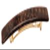 France Luxe Luxury Rectangle Barrette, Mojave - Classic French Design for Everyday Wear view 1