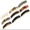 France Luxe Luxury Rectangle Barrette, Onyx - Classic French Design for Everyday Wear view 4