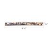 Grey Hair Barrette for Women with Thin Hair, Elegant Long & Skinny French Barrette, Strong Hold, Lightweight, Damage-Free Design, Grey Onyx Faux Shell | France Luxe view 2