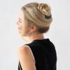 Large Black Hair Barrette for Thick Hair, Rectangle Volume French Barrette for Women, Strong Hold, Comfortable and Easy to Use, Polished Sheen | France Luxe view 4