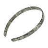 Silver Headband for Women, France Luxe 1/2" Ultracomfort, Flexible Fit Plastic Headband with Gentle Teeth, Comfortable, All-Day Hold, Opera Silver view 1