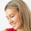 Silver Headband for Women, France Luxe 1/2" Ultracomfort, Flexible Fit Plastic Headband with Gentle Teeth, Comfortable, All-Day Hold, Opera Silver view 3