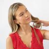 Silver Headband for Women, France Luxe 1/2" Ultracomfort, Flexible Fit Plastic Headband with Gentle Teeth, Comfortable, All-Day Hold, Opera Silver view 4
