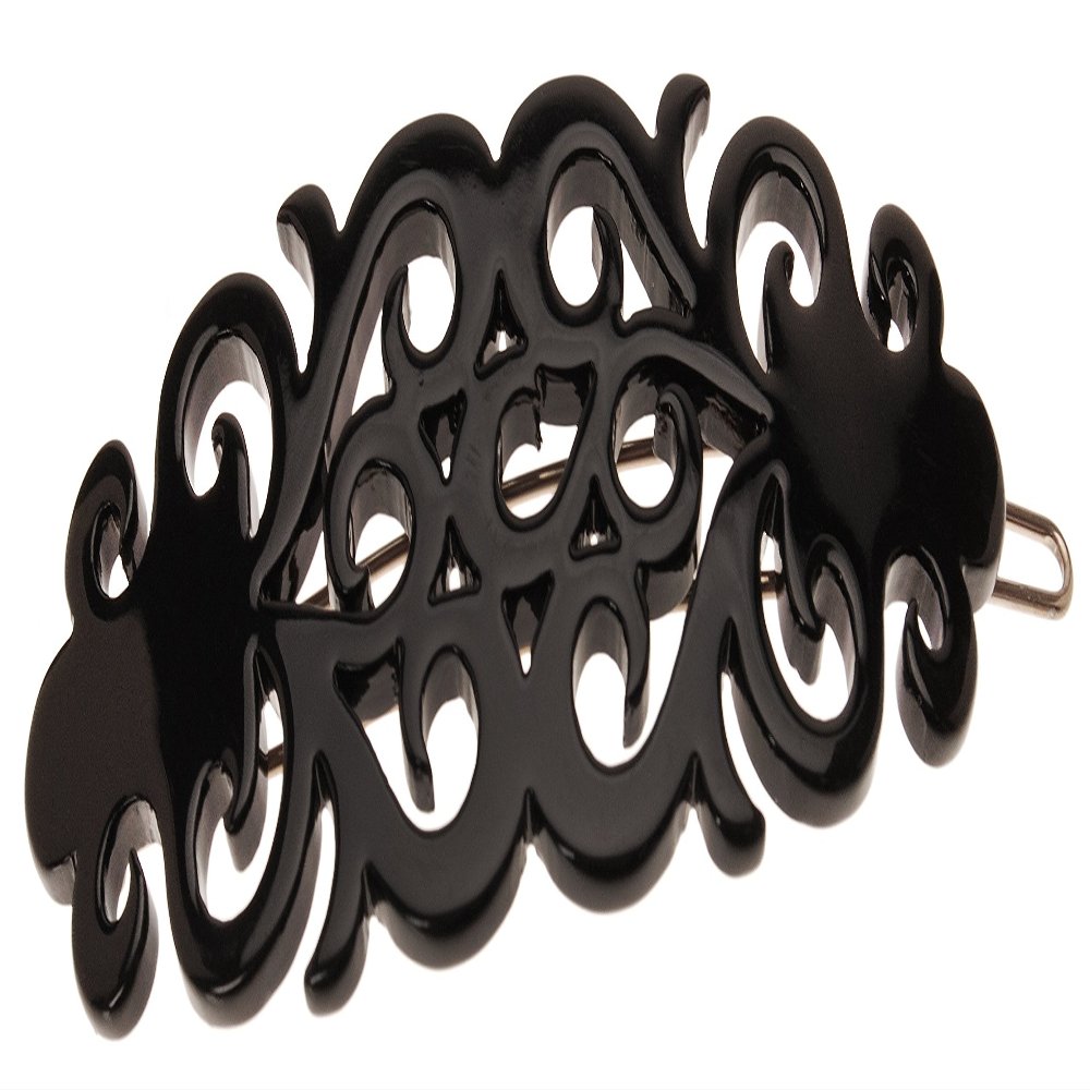 France Luxe Elysee on Tige Boule Barrette - Black