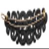 France Luxe Elysee on Tige Boule Barrette - Black view 2