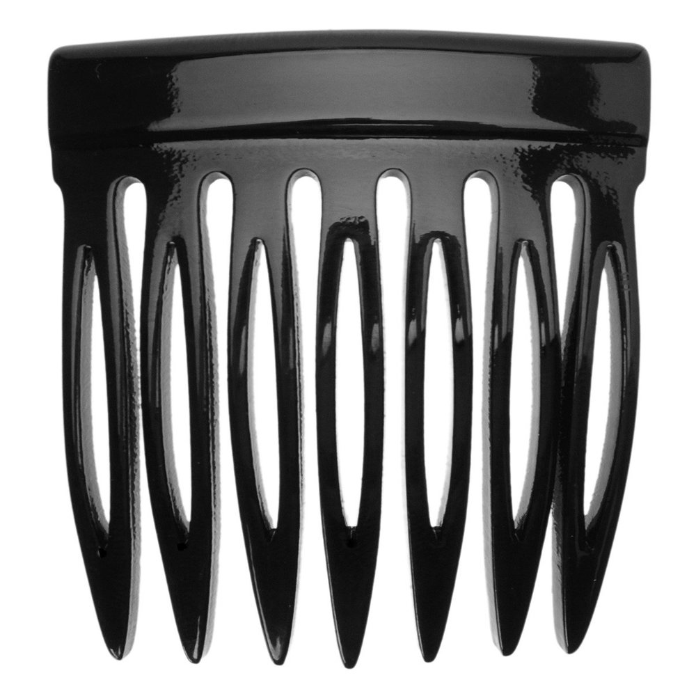 France Luxe Mini Push Up Comb - Black