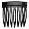 France Luxe Mini Push Up Comb - Black view 1