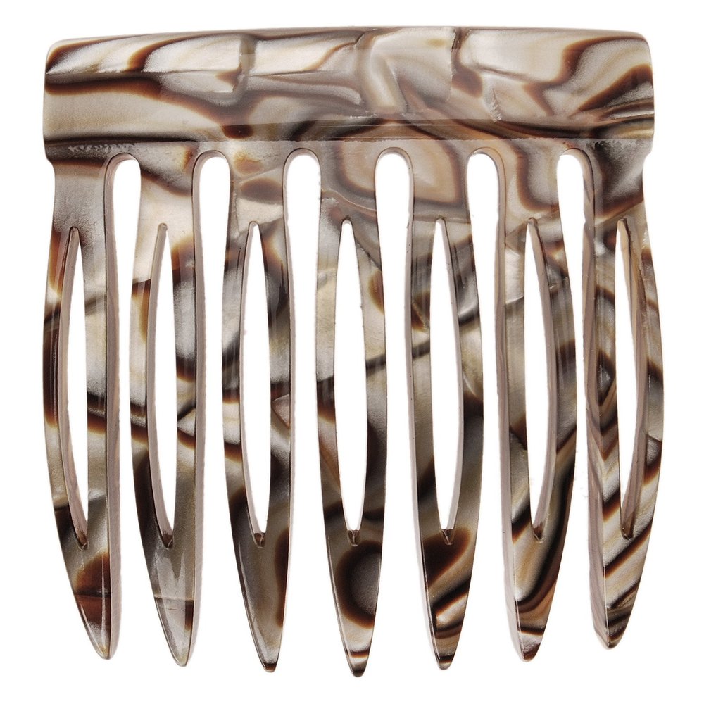 France Luxe Mini Push Up Comb - Onyx