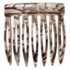 France Luxe Mini Push Up Comb - Onyx view 1