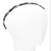 France Luxe Two Tone Twist Ultracomfort Headband - Black/Opera Silver view 2