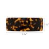 Large Tortoise Shell Hair Barrette for Thick Hair, Rectangle Volume French Barrette for Women, Strong Hold, Comfortable and Easy to Use, Tokyo | France Luxe view 2