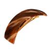 Large Hair Barrette for Thick Hair, Rectangle Volume French Barrette for Women, Strong Hold, Comfortable and Easy to Use, Caramel Horn | France Luxe view 1