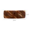 Large Hair Barrette for Thick Hair, Rectangle Volume French Barrette for Women, Strong Hold, Comfortable and Easy to Use, Caramel Horn | France Luxe view 2