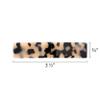 Ivory Tortoise Hair Barrette for Thin Hair, Classic Rectangle French Barrette for Women, Lightweight and Comfortable, Strong Hold, Ivory Tokyo | France Luxe view 2