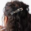 Ivory Tortoise Hair Barrette for Thin Hair, Classic Rectangle French Barrette for Women, Lightweight and Comfortable, Strong Hold, Ivory Tokyo | France Luxe view 3