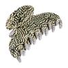 Silver Hair Clip for Women, Medium Couture Claw Clip for Thick or Fine Hair, Slip-Free Strong Hold, Lightweight, Damage-Free French Design, Opera Silver | France Luxe view 1