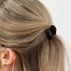 Black Hair Clip for Thin or Short Hair, French Mini Couture Claw Clip for Women, Strong No Slip Hold, Gentle Grip, Lightweight, Polished Black | France Luxe view 3
