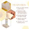 GiGi Waxing Strips for Hair Waxing/Hair Removal, Small Natural Muslin, 100 Epilating Strips view 4