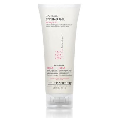 GIOVANNI L.A. Hold Styling Gel - Strong Hold, Hair Gel for Women and Men, Vegan, No Parabens or Phthalates, Infused with Natural Botanical Ingredients, Lightweight Hair Styling Gel - 6.8 oz (1 Pack)