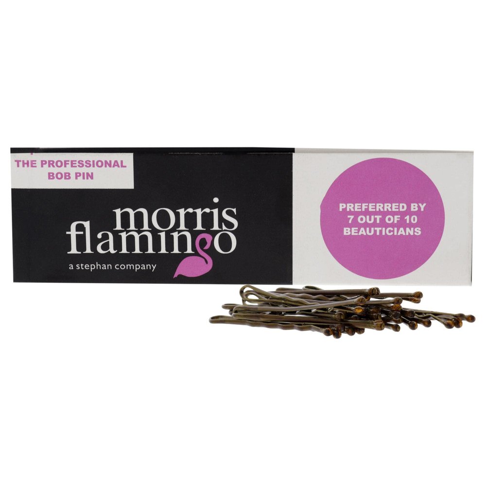 Morris Flamingo Bob Pins - Brown Hair Pin (1 Pound) Women 1.88 Inch