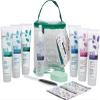 Gena Pedi Pak Intro Kit - 7-Piece Pedicure Kit Foot Spa with Foot Scrub, Soak & Pumice Stone in a Tote, At-Home Pedicure Set view 1