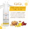 GiGi Pre Wax Epilation Oil for Hair Removal - Soothing Soybean & Grape Seed Oils, Pre-Waxing Skin Prep, 4 fl oz view 2