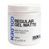 Golden Regular Matte Gel Medium-8 ounce view 1