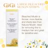 GiGi Bleached Muslin Epilating Strips for Soft Wax - Professional Hair Removal Wax Strips for Waxing, (3x9), 100 Strips, 1 Pack view 2