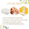 GiGi Bleached Muslin Epilating Strips for Soft Wax - Professional Hair Removal Wax Strips for Waxing, (3x9), 100 Strips, 1 Pack view 4