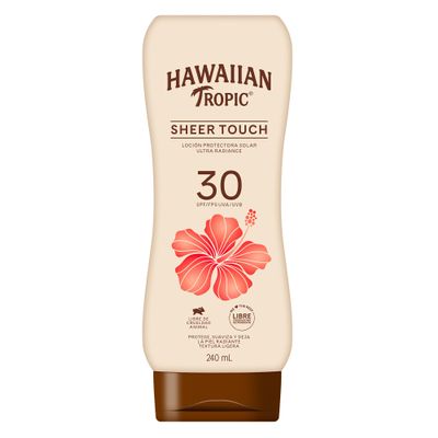 Hawaiian Tropic 30 Plus Sheer Touch Sunscreen Lotion, 8 Ounce