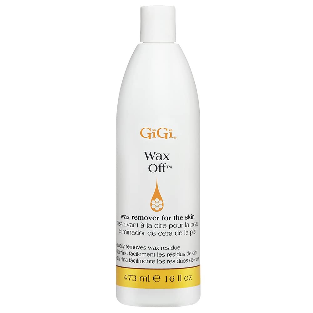 GiGi Wax Off Hair Wax Remover Gel - Post Waxing Care with Aloe Vera, Skin Soothing Hair Removal After Wax Care, 16 fl oz, 1 Pack