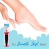 Flowery Original Swedish Clover Red Foot File, Pedicure Foot Scrubber, 60/100 Grit - RED view 2
