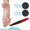 Flowery Original Swedish Clover Red Foot File, Pedicure Foot Scrubber, 60/100 Grit - RED view 3