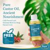 Baar Cold-Pressed, Cold-Processed, Hexane Free Castor Oil, 4 Ounces view 2