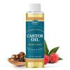 Baar Cold-Pressed Castor Oil, Cold-Processed, Hexane-Free, Palma Christi, for Skin, Hair, Massage & Castor Oil Packs, BPA-Free Bottle, 8 oz. view 1