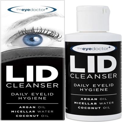 The Eye Doctor Lid Cleanser  Eyelid Cleanser to Remove Debris and Make Up from Eyelids  Suitable for Sensitive Eyes  Contains Argan Oil Coconut Oil and Micellar Water 100ml