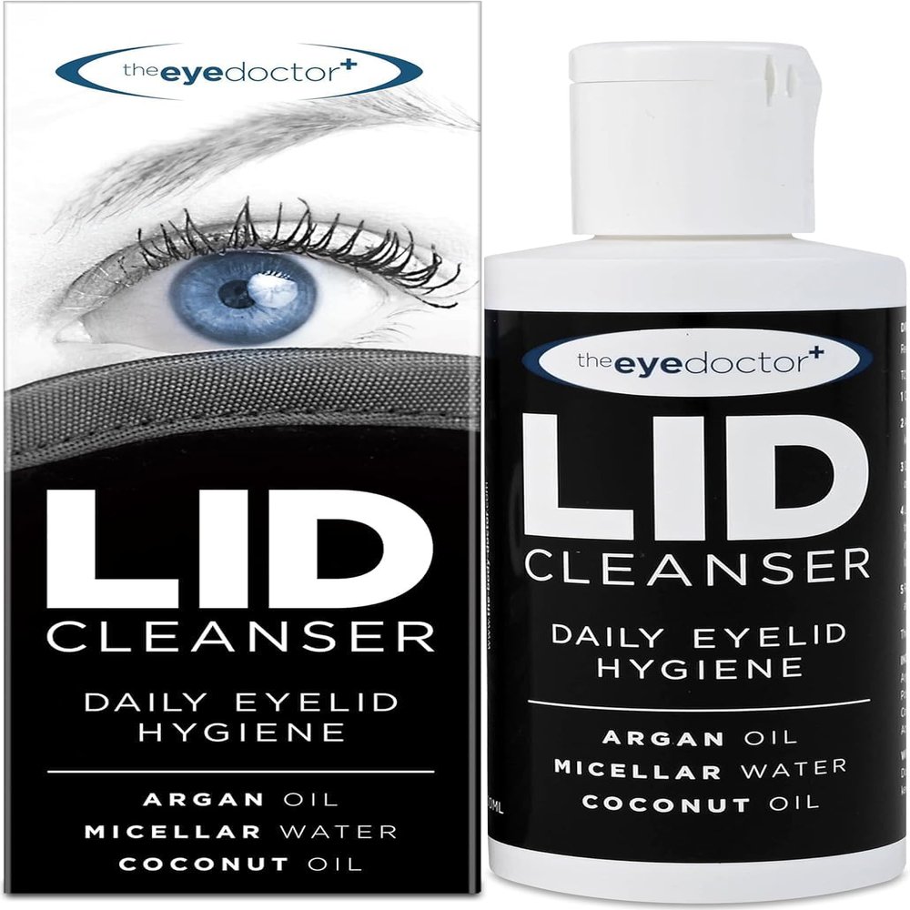 The Eye Doctor Lid Cleanser Eyelid Cleanser to Remove Debris and Make Up from Eyelids Suitable for Sensitive Eyes Contains Argan Oil Coconut Oil and Micellar Water 100ml