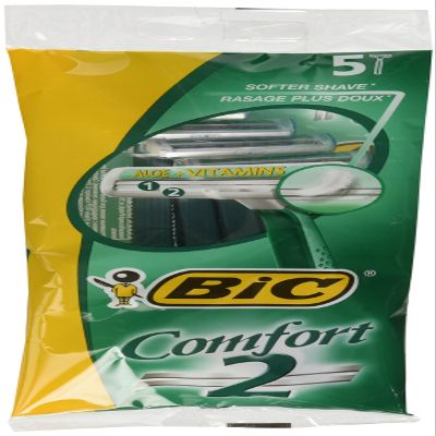 Bic Comfort 2 Plus Razors x 5