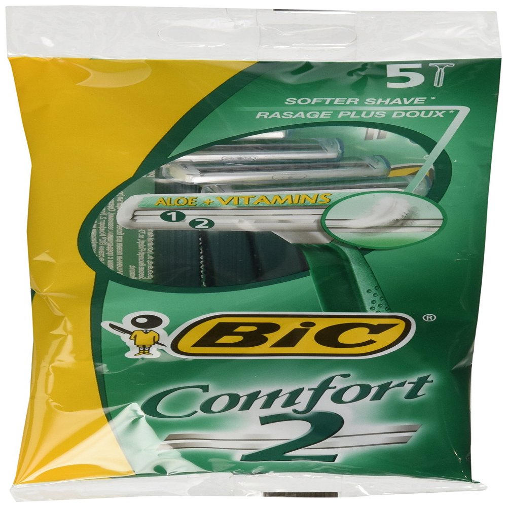 Bic Comfort 2 Plus Razors x 5